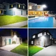 Светодиодный прожектор YIQIBRO 50W 6500K для улицы, LED прожектор холодный белый свет - изображение 5