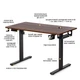 Стіл Mealux PowerDesk Energy Walnut з електрорегулюванням висоти (арт. EVO-201 Energy Walnut/B) - зображення 3