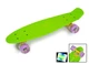 Скейт Penny Board 22" Зелений на LED колесах - зображення 2