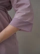 Комплект халат і сорочка для вагітних та годуючих матусь Soft&Lace, розмір XXL (52), аметист - изображение 7