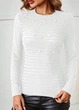 Кофточка женская однотонная с бусинками G&N Белая 22300 XL (укр 50) - изображение 3