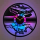 Настенные часы Ford Mustang Форд Мустанг с LED-подсветкой спортивный автомобиль лошадь логотип Mustang автомобильный декор - изображение 1