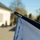Рибальський зонт садовий пляжний LUGI для дачі тераси кафе пляжу вулична парасоля парасолька темно-синя тканина поліестер 8 спиць UV-покриття нахил діаметр купола 1.9 м - зображення 11