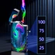 Електронна плазмова запальничка з LED-індикатором та 3D-принтом "Медуза"(зелена) - изображение 4
