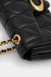 Шкіряна сумочка з логотипом Coach Tabby Shoulder Bag With Pillow Quilting Чорний - зображення 4