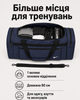 Сумка Nike синя 80 см — спортивна дорожня для спортзалу з відділеннями на блискавці та плечовим ременем - зображення 3