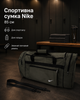 Сумка Nike оливковый 85 см - спортивная дорожная для спортзала с отделениями на молнии и плечевым ремнем - изображение 4