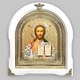 Иконы венчальные 24.5х27.5 см в белых киотах в виде арки - изображение 3