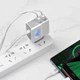 Мережевий зарядний пристрій HOCO C75 Home Charger Type-C cable 12W White - изображение 5