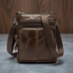 Сумка мужская кожаная 14608 Vintage коричневая - изображение 1
