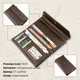 Практичный женский кошелек-клатч ST Leather 18841 коричневый - изображение 3