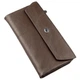 Практичный женский кошелек-клатч ST Leather 18841 коричневый - изображение 5