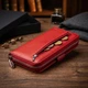 Вертикальний місткий гаманець зі шкіри жіночий ST Leather 19306 червоний - зображення 4