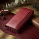 Вместительный женский кошелек из натуральной кожи ST Leather 23089 бордовый - изображение 3
