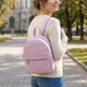 Небольшой женский рюкзак Shvigel 16305 лиловый. - изображение 2