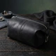 Стильная винтажная косметичка Shvigel 16397 черная - изображение 4