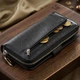 Вертикальный вместительный кошелек из кожи унисекс ST Leather 19300 черный - изображение 4
