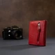 Женский кожаный кошелек Grande Pelle 11365 красный - изображение 8