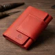 Матовый винтажный портмоне Grande Pelle 11459 красный - изображение 1