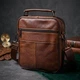 Стильна чоловіча сумка з натуральної шкіри 21275 Vintage коричнева - зображення 4
