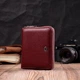 Портмоне для жінок на блискавці з натуральної шкіри ST Leather 19487 бордовий - зображення 8
