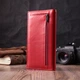 Вертикальный женский кошелек на магнитах из натуральной кожи ST Leather 22539 красный - изображение 8