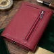 Шкіряний жіночий гаманець із монетницею ST Leather 19480 бордовий - зображення 3