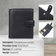 Вертикальный кошелек с блоком под документы из натуральной кожи ST Leather 22479 черный - изображение 3