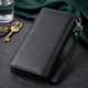 Вертикальный кошелек-клатч унисекс из натуральной кожи ST Leather 22532 черный - изображение 4