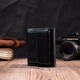 Жіночий невеликий гаманець з натуральної шкіри ST Leather 19504 чорний - зображення 11