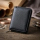 Портмоне для женщин на молнии в классическом цвете из натуральной кожи ST Leather 19488 черный - изображение 4