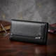 Удобный женский кошелек из натуральной кожи ST Leather 22523 черный - изображение 4