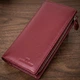 Современный кошелек-клатч для стильных женщин из натуральной кожи ST Leather 22534 бордовый - изображение 1