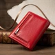 Яркий женский кошелек с монетницей из натуральной кожи ST Leather 19482 красный - изображение 3