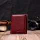 Маленький жіночий гаманець із натуральної шкіри ST Leather 19467 бордовий - зображення 8