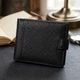 Чоловічий гаманець зручного розміру ST Leather 22471 чорний - зображення 4