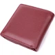 Небольшой женский кошелек с монетницей из натуральной кожи ST Leather 22544 бордовый - изображение 6