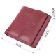Небольшой женский кошелек с монетницей из натуральной кожи ST Leather 22544 бордовый - изображение 7