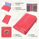 Яркий кошелек для женщин из натуральной кожи ST Leather 22503 красный - изображение 2
