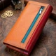 Великий гаманець для прекрасних жінок із натуральної шкіри ST Leather 22518 різнокольоровий - зображення 4