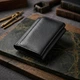Гаманець для жінок з натуральної шкіри горизонтального формату ST Leather 22722 чорний - зображення 3