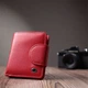 Яркий кошелек для женщин с карманом для монет из натуральной кожи ST Leather 22726 красный - изображение 9