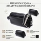 Прямоугольная женская сумка с карманами из натуральной кожи Vintage 22597 черная - изображение 2