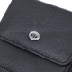 Компактный женский кошелек с карманом для монет из натуральной кожи ST Leather 22690 черный - изображение 8