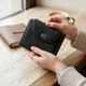 Зручний жіночий гаманець із монетницею із натуральної шкіри ST Leather 22711 чорний - зображення 2