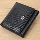 Компактний жіночий гаманець з натуральної лакованої шкіри ST Leather 22688 чорний - зображення 1