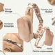 Сумка через плечо для женщин из экокожи Vintage 22790 светло-коричневая - изображение 3