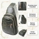Удобная женская сумка с одной лямкой через плечо из экокожи Vintage 22756 зеленая - изображение 3