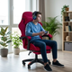 Игровое кресло DIEGO ALCANTARA PRO Red Компьютерные игровые кресла - изображение 10