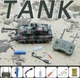 Танк на радіокеруванні TANK, зі світлом, стріляє орбізами, обертання башти на 360° Чорний - зображення 2